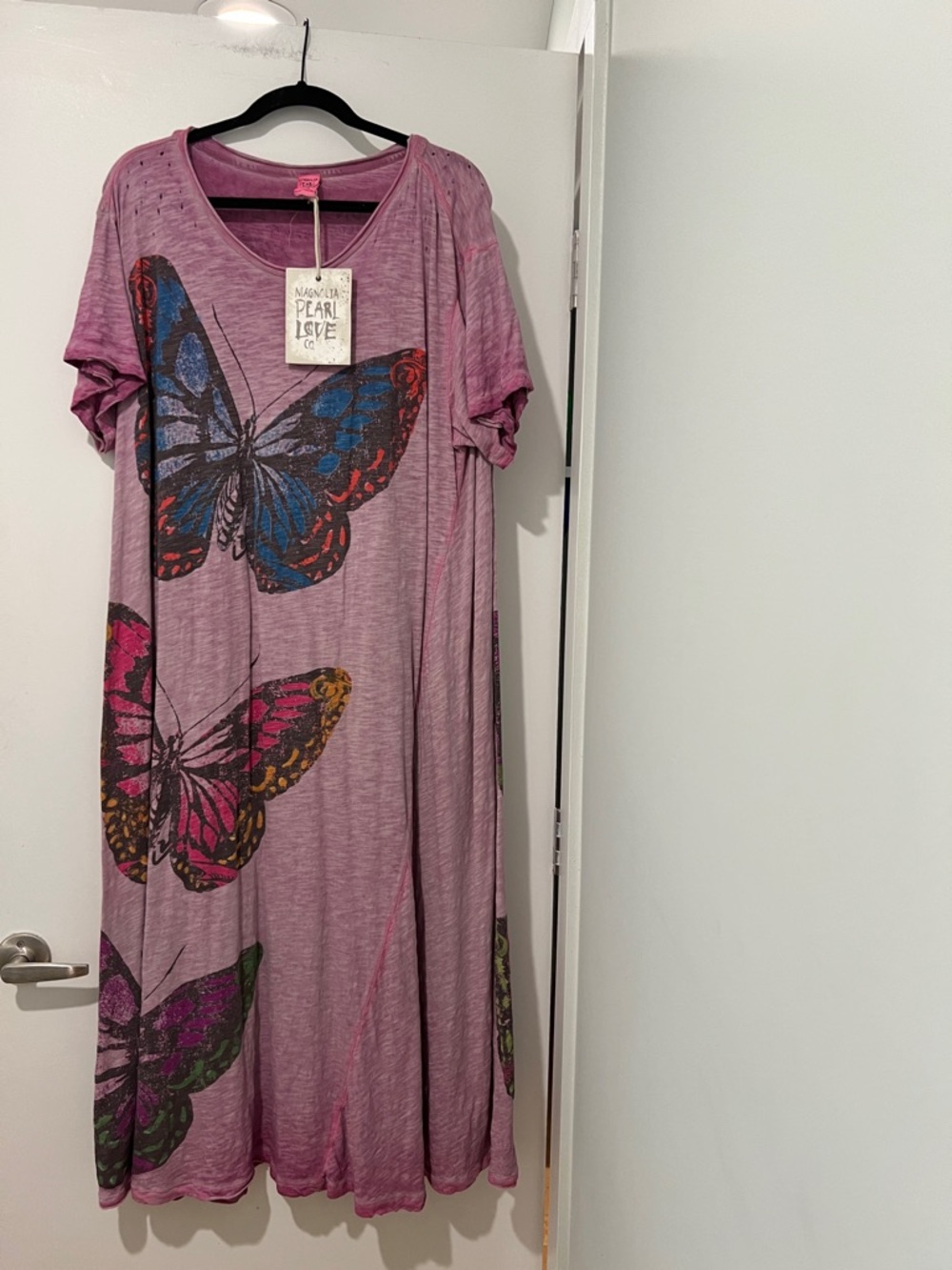 Magnolia Pearl Butterfly Travelers Tee Dress One Size